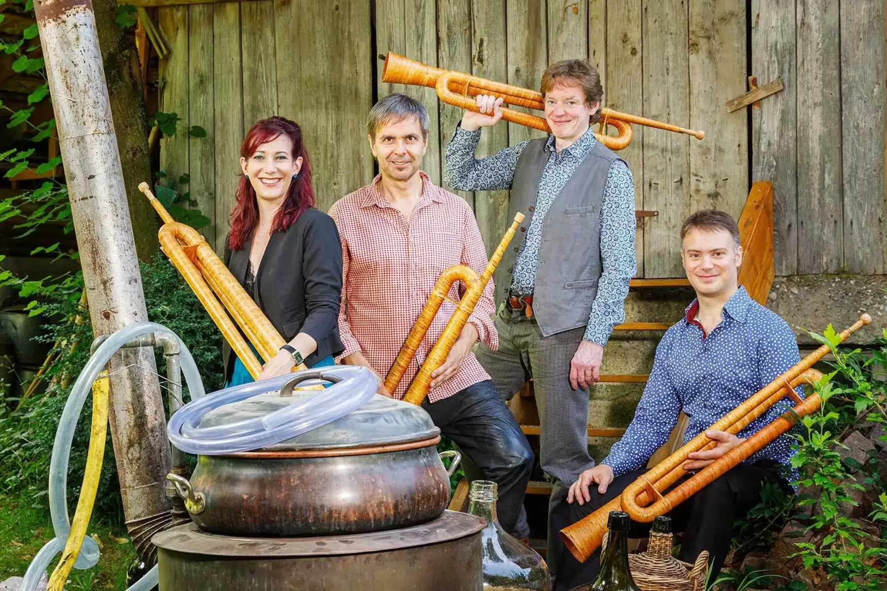 Hornroh Modern Alphorn Quartet